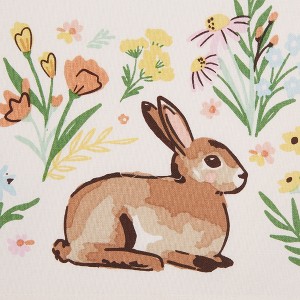 Design Import Spring Bunny Hop Printed Tablecloth -  52 X 52" - 1 of 2