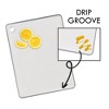 SharpChef 11" x 8" Reversible Durable Kitchen Cutting Board, Non-Slip Rubber Chopping, Juice Grooves, Dishwasher Safe, Easy Grip Handles, BPA-Free - 3 of 4