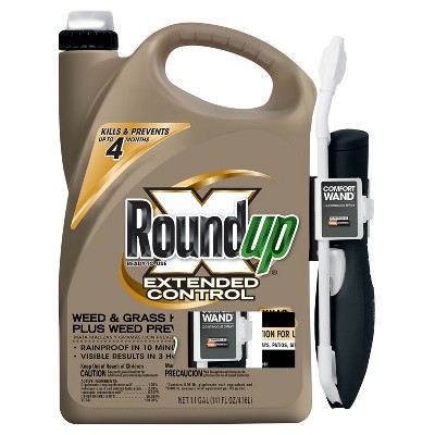 Roundup Extended Control Weed & Grass Killer 1.1 Gallon Ready to Use Wand
