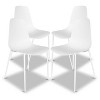 Poly & Bark Set of 4 Isla Modern Indoor/Outdoor Dining Chairs - image 2 of 4