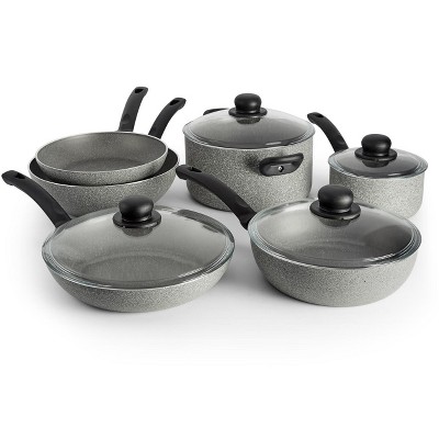 Ballarini Asti Aluminum 10-pc Nonstick Cookware Set
