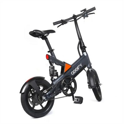 GOOFY Acute 14 Inch Light Weight City Electric Bike for Adults, 48V 350W Rear hub Motor, Up to 25 Miles and Weight 39 lbs