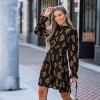 Women's Boho Chic Floral Print Smocked Dress - Cupshe - 2 of 4
