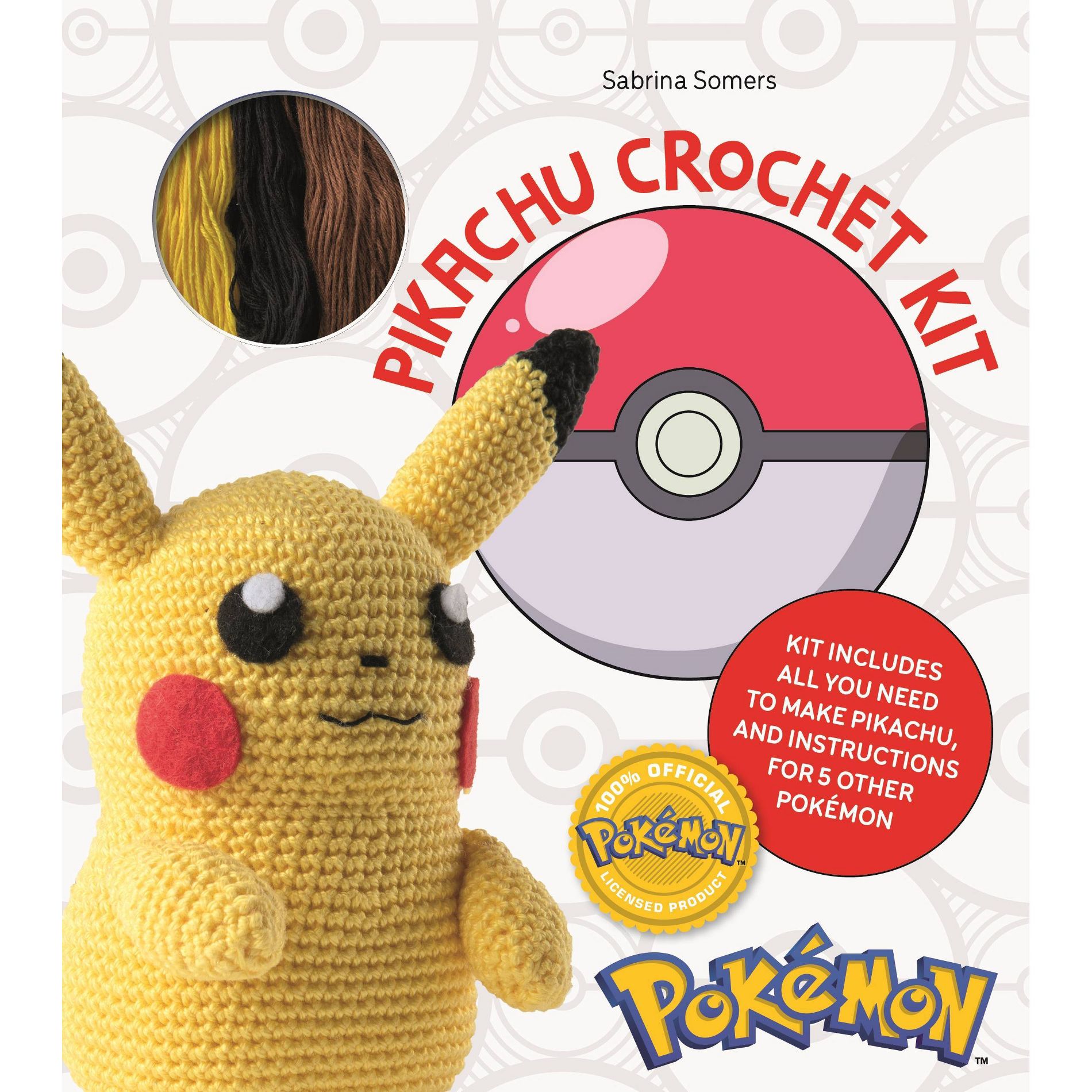 Pokemon Crochet Pikachu Kit - by Sabrina Somers (Hardcover)