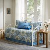 Gracie Mills Lilly 6-Piece Reversible Daybed Ensemble - Daybed - Blue - 2 of 4