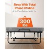 VEVOR Rollaway Bed, 38 in x 75 in Folding Bed with 4 in Mattress, Twin Size Foldable Bed with Sturdy Metal Frame & Memory Foam Mattress - 4 of 4