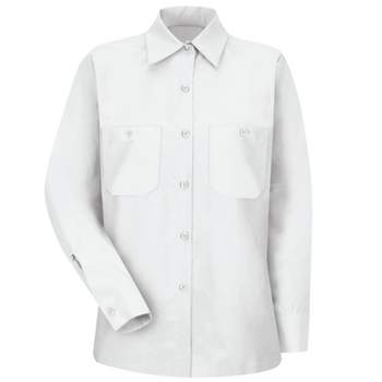 Red Kap Industrial Short Sleeve Work Shirt - White - M