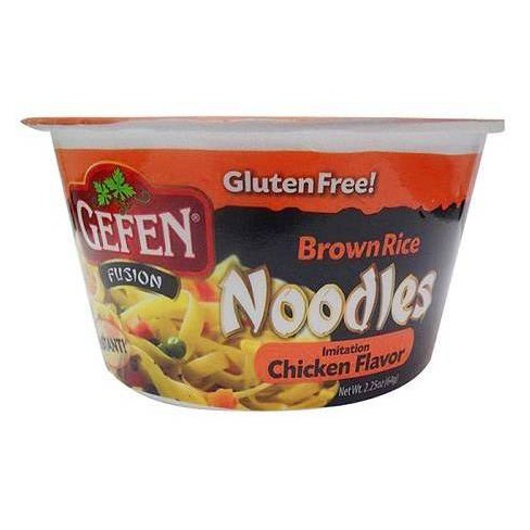 Gefen Gluten Free Brown Rice Noodle Bowl Chicken Flavor 2.25oz - image 1 of 3