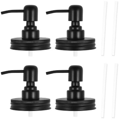 LunaLulinlk Soap Dispenser Cover with Pump Lotion Dispenser Cover Leak-proof and Rust-proof Hand Soap Pump Cover 4 Pack