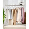 30-Pack Pants Hangers, 16.7-Inch Long Velvet Hangers with Adjustable Clips,  Heavy-Duty, Non-Slip Skirt Hangers, Velvet Pants Hangers - 2 of 4