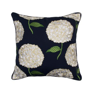 RightSide Designs White Hydrangea Pattern Pillow - 1 of 1
