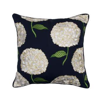 RightSide Designs White Hydrangea Pattern Pillow