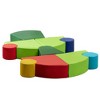 Qaba 10-Piece Rearrangeable Foam Playset Soft Play Equipment Toddler Educational Toy - 4 of 4