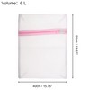Unique Bargains Thickened Fine Mesh Laundry Bags Pink 1 Pc - 3 of 4