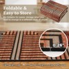 Washable Area Rug Soft Rugs for Living Room Modern Striped Non Slip Rug Geometric Checkered Foldable Print Mat - 3 of 4