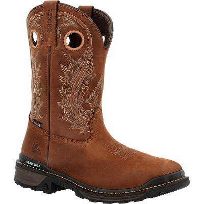 Men's Rocky Rams Horn Waterproof Composite Toe Western Boot