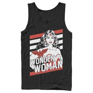 Men's Justice League Portrait Logo Tank Top - 1 of 4