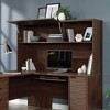 Englewood Hutch Spiced Mahogany - Sauder: Modern Office Hutch Top, MDF Construction, Assembly Required - 3 of 4