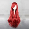 Unique Bargains Women's Halloween Curly Wigs 32" Red with Wig Cap - image 2 of 4