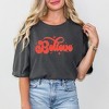 Simply Sage Market Women's Magical Believe Short Sleeve Garment Dyed Tee - 2 of 4