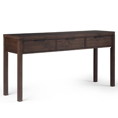 60" Fabian Wide Console Table Walnut Brown - WyndenHall