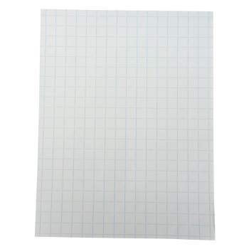 School Smart Easel Paper Pad, Unruled Flip Chart, 34 x 27 Inches, 50  Sheets, Pack of 4