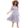 Women's Plus Size Maxi Dress Summer Casual Dresses - 4 of 4