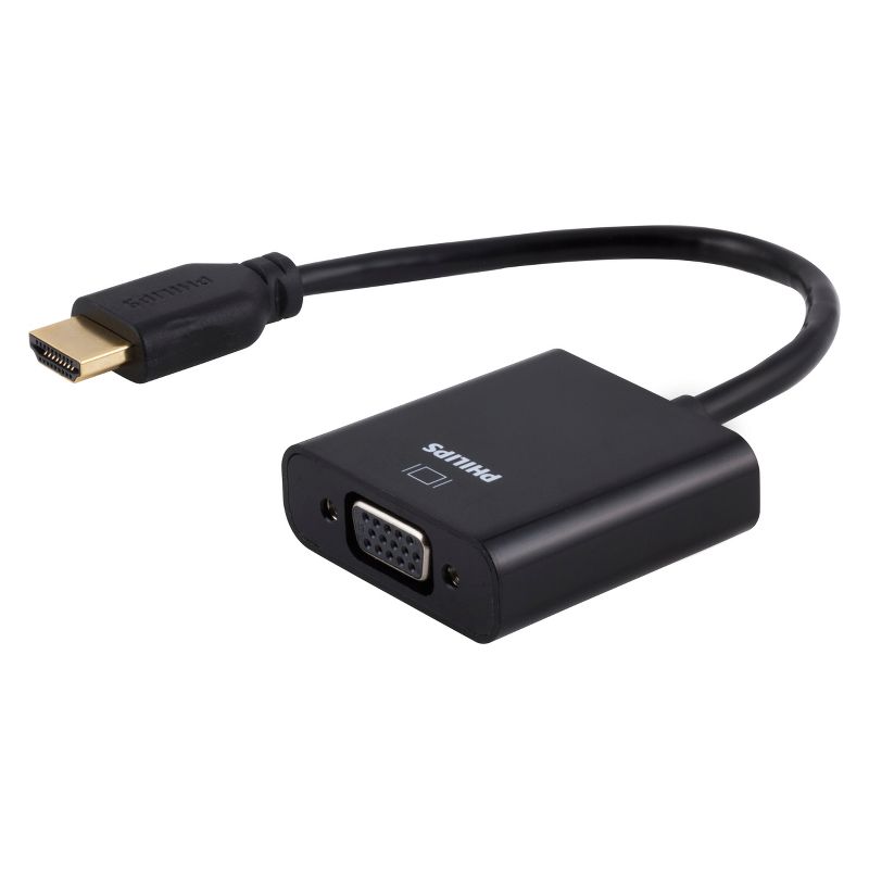 Philips HDMI to VGA Adapter - Black, 1 of 8