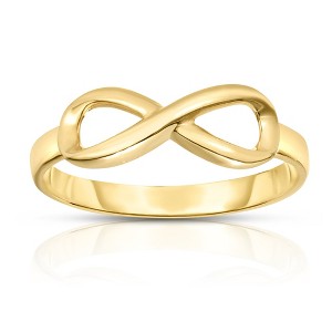 10k Yellow Gold Infinity Women's Ring - 1 of 3