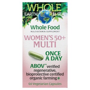 Natural Factors Whole Earth & Sea®, Women's 50+ Multi, 60 Vegetarian Capsules - 1 of 4
