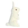 Aurora Medium Sitting Pretty American White Rabbit Miyoni Realistic Stuffed Animal White 12" - 3 of 4