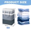 Unique Bargains Large Foldable Waterproof Travel Easy Carry Handles Laundry Basket - 2 of 4