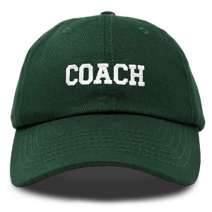 Dalix Coach Embroidered Sports League Baseball Cap Adjustable Dad Hat Mens - 1 of 4