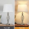 GTCLIGHTING Table Lamps for Bedroom Set of 2 with USB Ports, Modern Bedside Lamps with Fabric Shade, Nightstand Lamp for Living Room,Office - 2 of 4