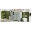 Okak 36" Bathroom Vanity Set with Ceramic Sink, Space-Smart Cabinet with Double-Decker Drawers & Soft Close Doors, Adjustable Shelves - 4 of 4