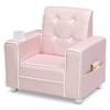 Delta Children Chelsea Kids' Upholstered Chair with Cup Holder - 4 of 4