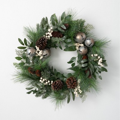 Sullivans Bell & Berry Artificial Wreath 24