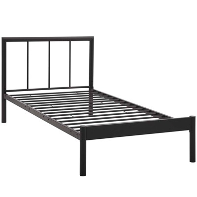 target white twin bed