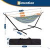 Garvee Instant-Setup 2-Person Hammock with Reinforced Steel Frame ¨C Portable Outdoor Lounger for Garden, Camping & Beach - 3 of 4