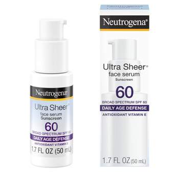 Neutrogena Ultra Sheer Moisturizing Sunscreen Serum - SPF 60 - 1.7 fl oz