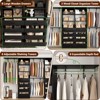 Aheaplus Walk-In Closet Organizer with 8 Hanging Rods, Wardrobe Closet System with Shelves - 3 of 4
