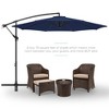 Best Choice Products 10ft Offset Hanging Outdoor Market Patio Umbrella w/ Easy Tilt Adjustment - 2 of 4
