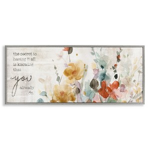 Stupell Industries Knowing You Have It Motivational, 24" x 10" - 1 of 4