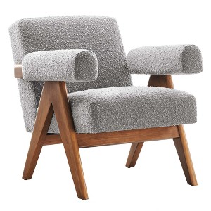 Modway Lyra Boucle Fabric Armchair - 1 of 4