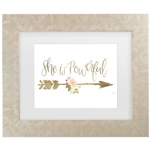 Trademark Fine Art - Jenaya Jackson Girl Power VII Matted Framed Art - 1 of 4