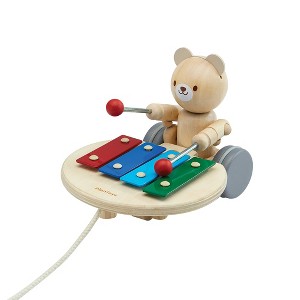 Plantoys| Pull Along Musical Bear - 1 of 3