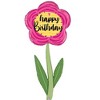 LoonBalloon 5 Foot Giant Birthday Flower Balloon with 4 latex- Festive & Eye-Catching - 2 of 2