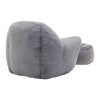 PAGED Comfy Bean Bag Chair, Faux Fur Beanbag Chair with Back Support, Floor Sofa for Bedroom, Living Room - 4 of 4