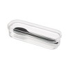 iDesign Drawer Organizer Bin - Set of 3 - Clear - 3 of 4