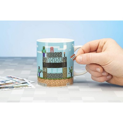 Paladone Products Ltd. Minecraft Build A Level 11oz Ceramic Coffee Mug